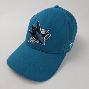 San Jose Sharks Adjustable Snapback Hat Blue Fanatics